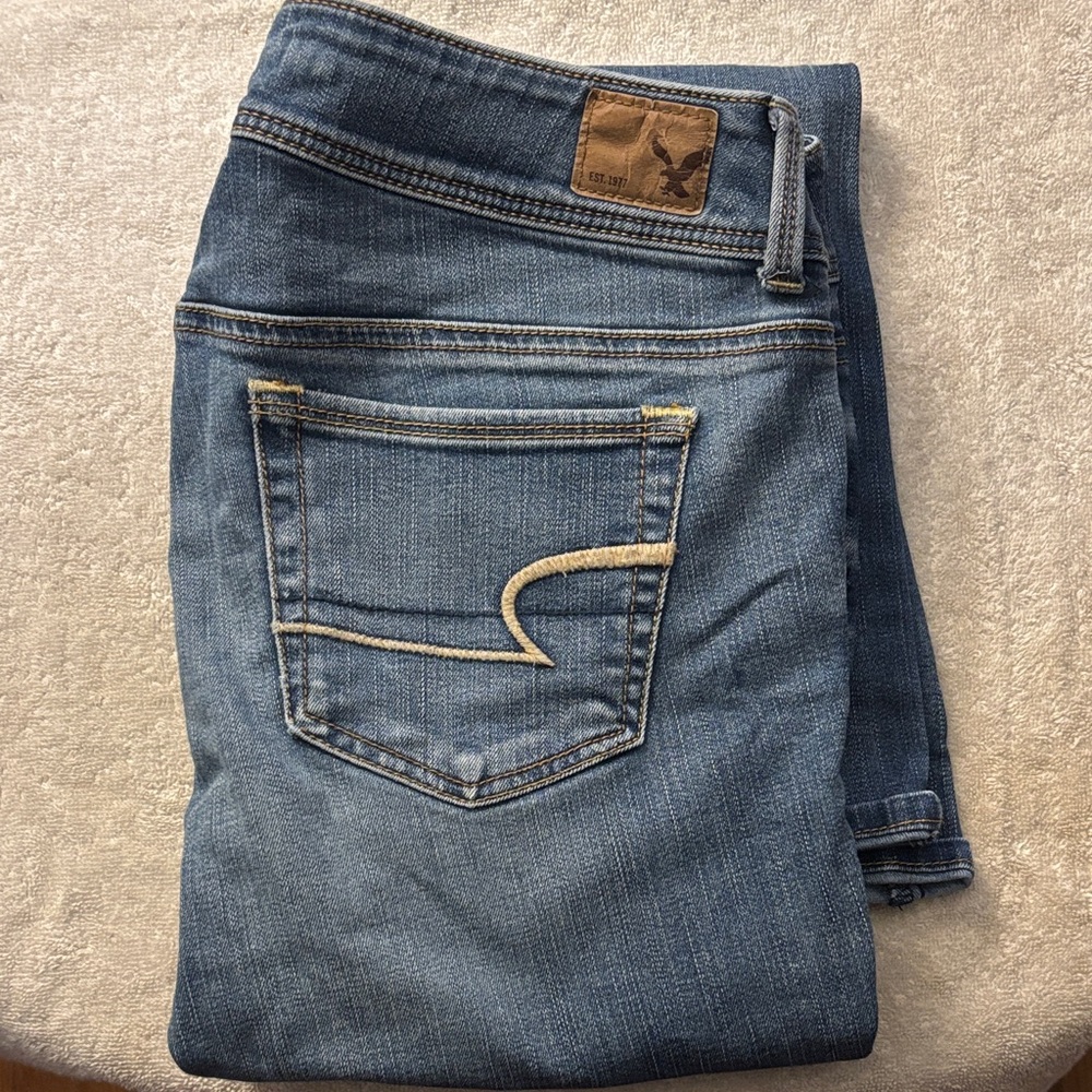 American Eagle Outfitters Women's Boot Cut Jeans - Blue